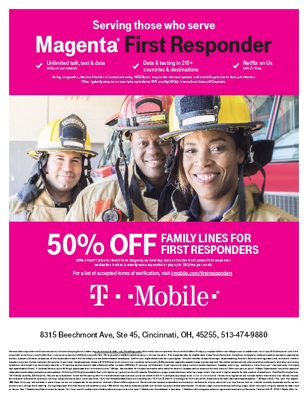 davidbucchi1's tweet photo. Whether you are defending our country or saving lives here at home, #t-mobile has you covered. Come see us at the Anderson location on Beechmont Ave to start saving!! @CinciSusieD @AndersonAreaCC @WKRQ @AndersonTownshp https://t.co/fuW31BboLm