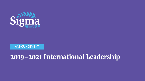 SigmaNursing's tweet photo. The close of convention ushered in a new biennium, and with it, new international leadership! Learn more about the members leading Sigma in 2019-2021 here: https://t.co/52RbXYkcYX. https://t.co/dJSH6QjZms