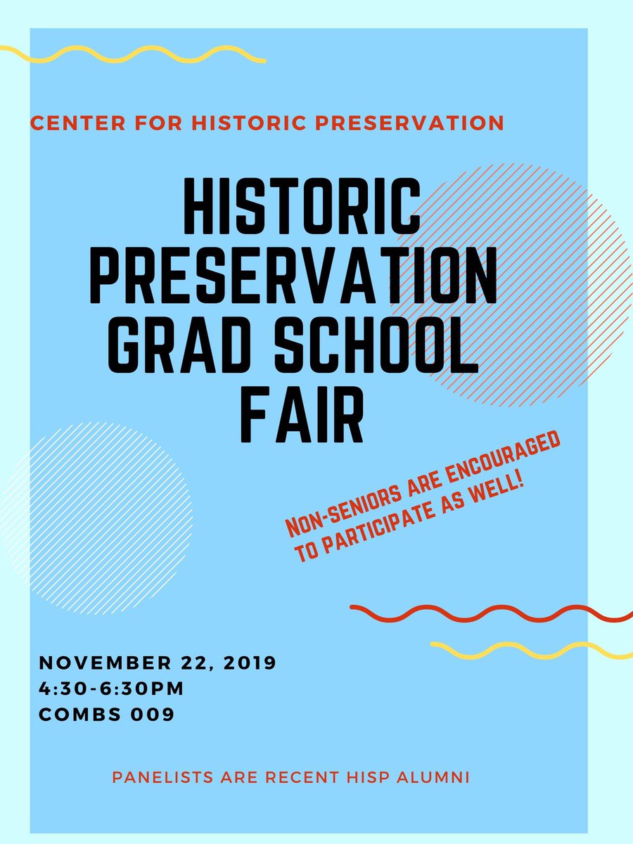Join us tomorrow for the Grad School Fair!