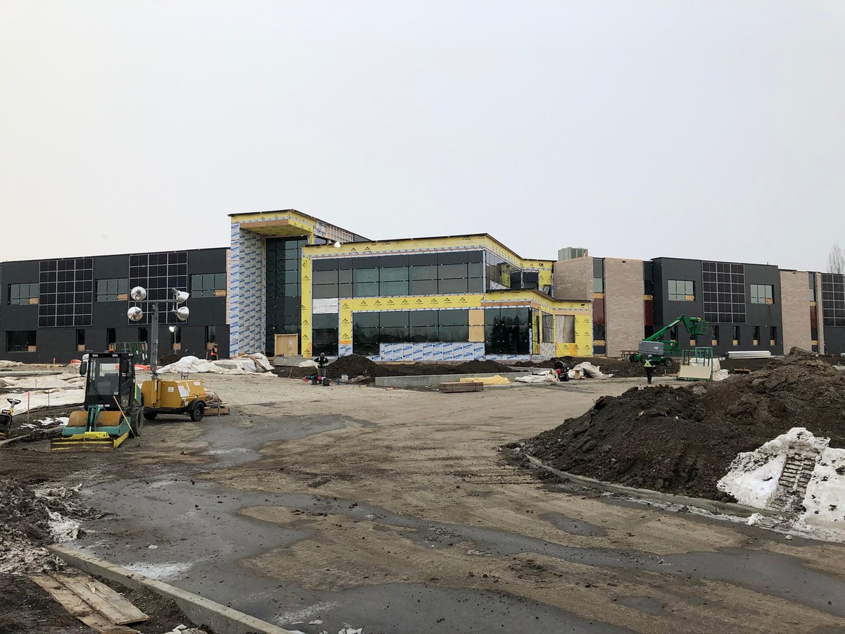 Progress is happening on the new @wyeschool1 in Sherwood Park. Exiting times for this community!
