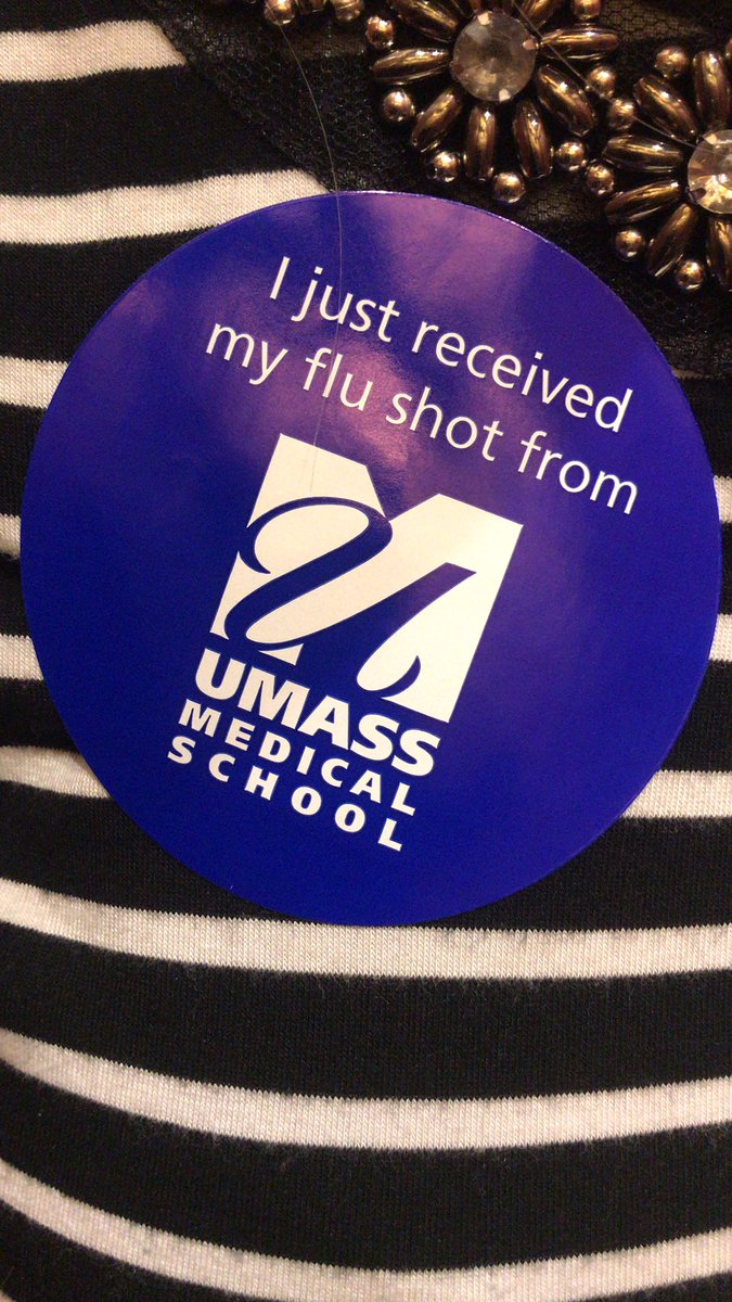 Didn’t pass out & won’t get anyone sick! Thanks @UMedCommunity 😃 #flushot