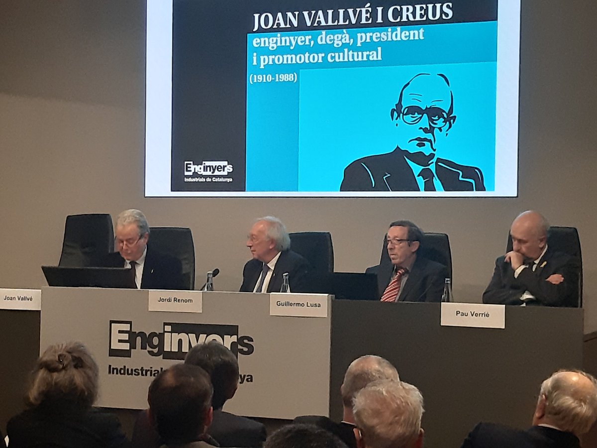Enginyers Industrials de Catalunya (@enginyeria) on Twitter photo Joan Vallvé i Ribera ens parla del record del pare i de la seva afició per les matemàtiques i la física, de la seva religiositat i gran estimació pel país i del seu treball per la professionalització i catalanització dels Enginyers Industrials de Catalunya #JornadesEIC Joan Vallvé i Ribera ens parla del record del pare i de la seva afició per les matemàtiques i la física, de la seva religiositat i gran estimació pel país i del seu treball per la professionalització i catalanització dels Enginyers Industrials de Catalunya #JornadesEIC