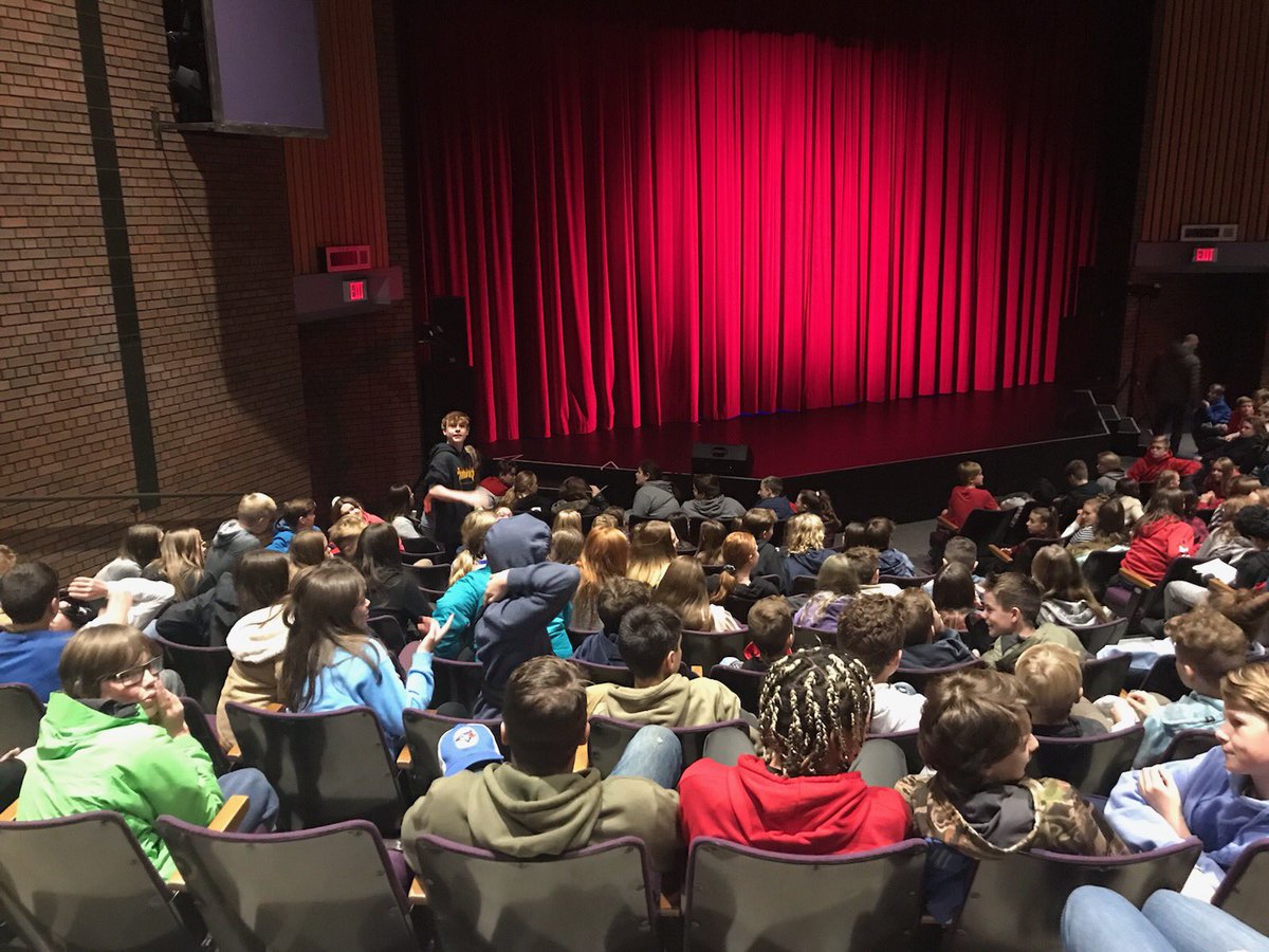 Our Intermediate students getting reading to watch 'Mute the Musical' during Bullying Awareness week!