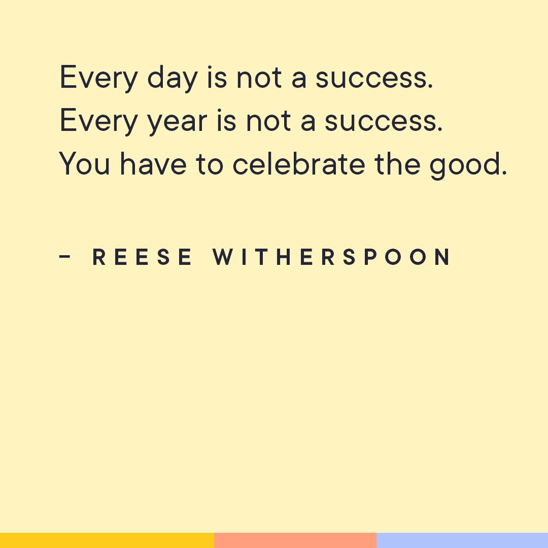 myrocksbox's tweet image. Amen, @reesewitherspoon! 🙌 Cheers to celebrating the small (but mighty) wins! 🥂🍾