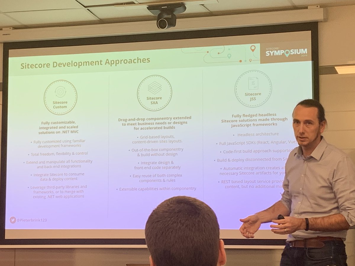 #Sitecore User Group BeLux - Symposium Recap - <a href="/KVerheire/">Kris Verheire</a> starting with What’s new in Sitecore 9.3 - #SUGBELUX