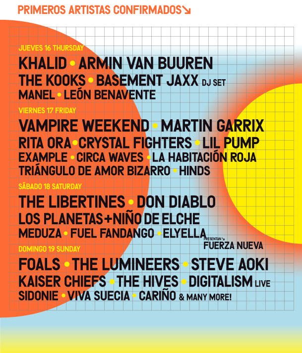 El <a href="/fiberfib/">FIB Benicàssim Festival</a> ha vuelto a lo grande anunciando a Vampire Weekend, The Libertines, Foals, Khalid, The Lumineers, Los Planetas + Niño de Elche... y podrás conseguir tu abono por solo 49€.
mainstage.es/vampire-weeken…