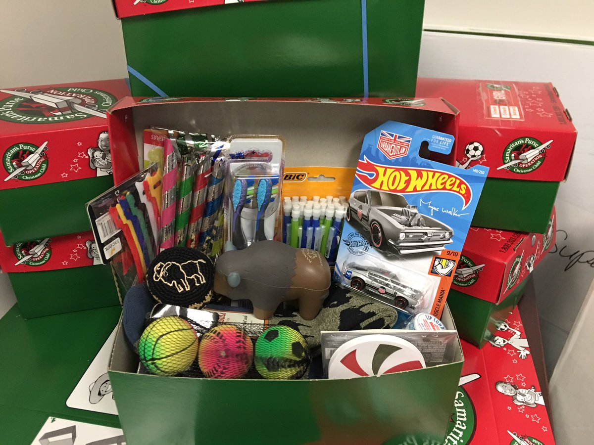 We started filling our shoeboxes for children in need around the world!
@OCC_Canada  @OCC_shoeboxes  #GiveToChildren