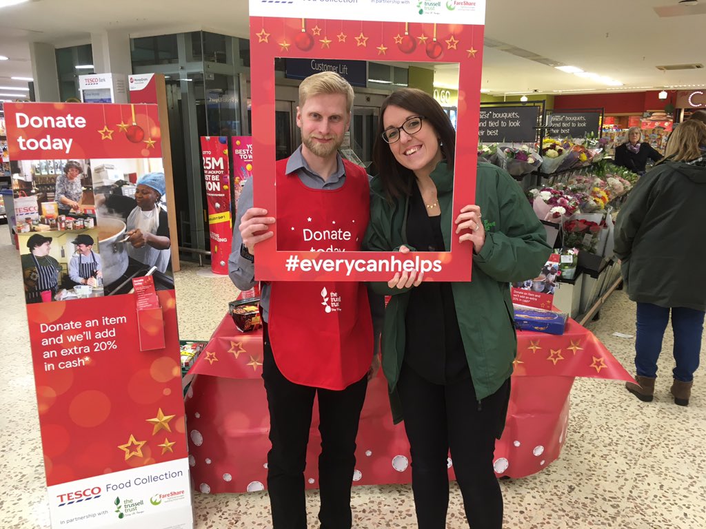 Fabulous day with our amazing food bank volunteers collecting at <a href="/Tesco/">Tesco</a>  today! #everycanhelps @TrussellTrust 
<a href="/YorkFoodbank/">York Foodbank</a>