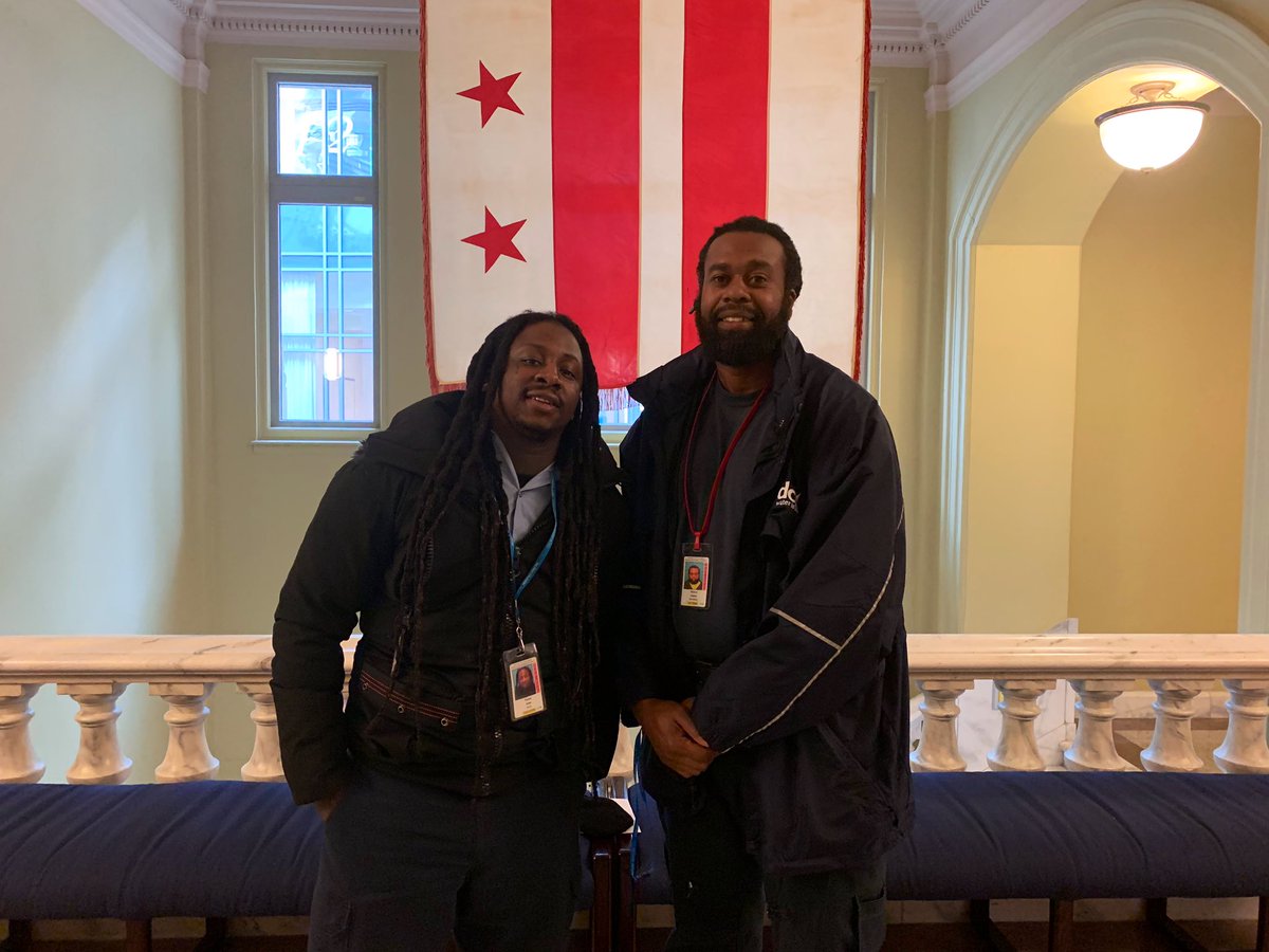 dcwater's tweet photo. DC Water is proud to partner w/ #ProjectEmpowerment & @DOES_DC. Today, Richard & Damion who participated in our apprenticeship program, and are now HIRED Team Blue members told their story to @tweetelissa . We’re honored to be part of their future💧! https://t.co/3Ok9gFy8ba