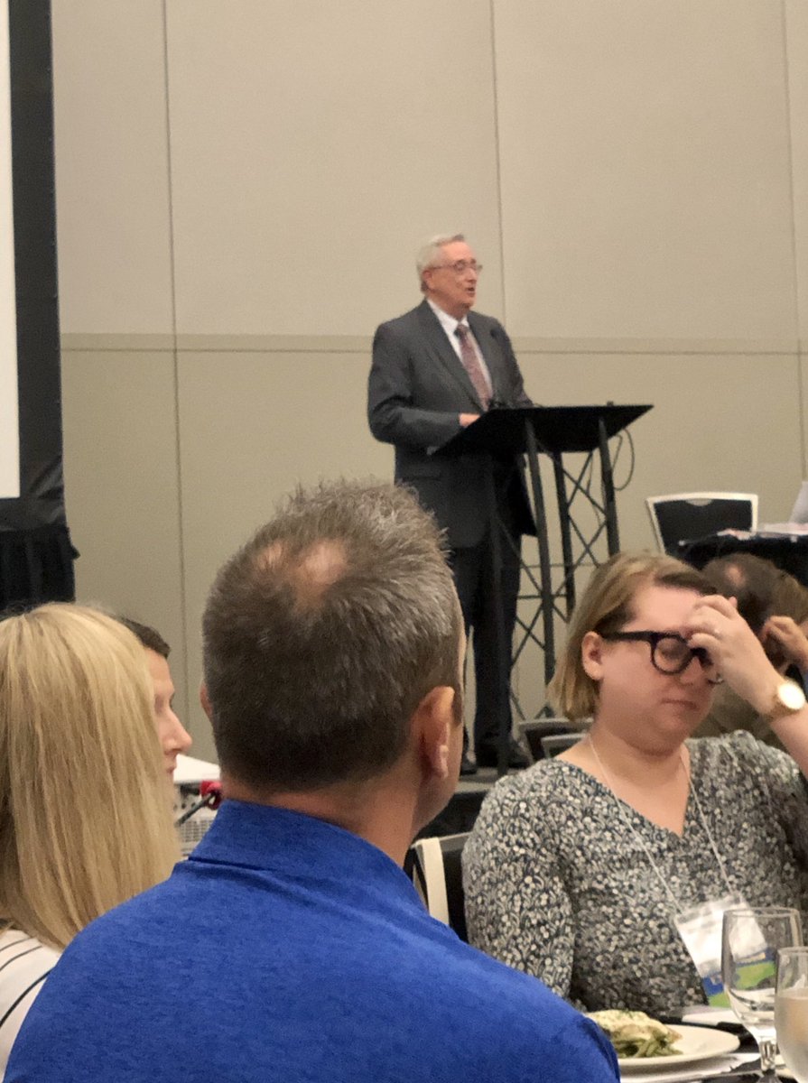 Donald Richie, Historian Emeritus of the US Senate, guest speaker at our NSSSA luncheon today!  #NSSSA19 #TCSS19 #TSSSA #NCSS19