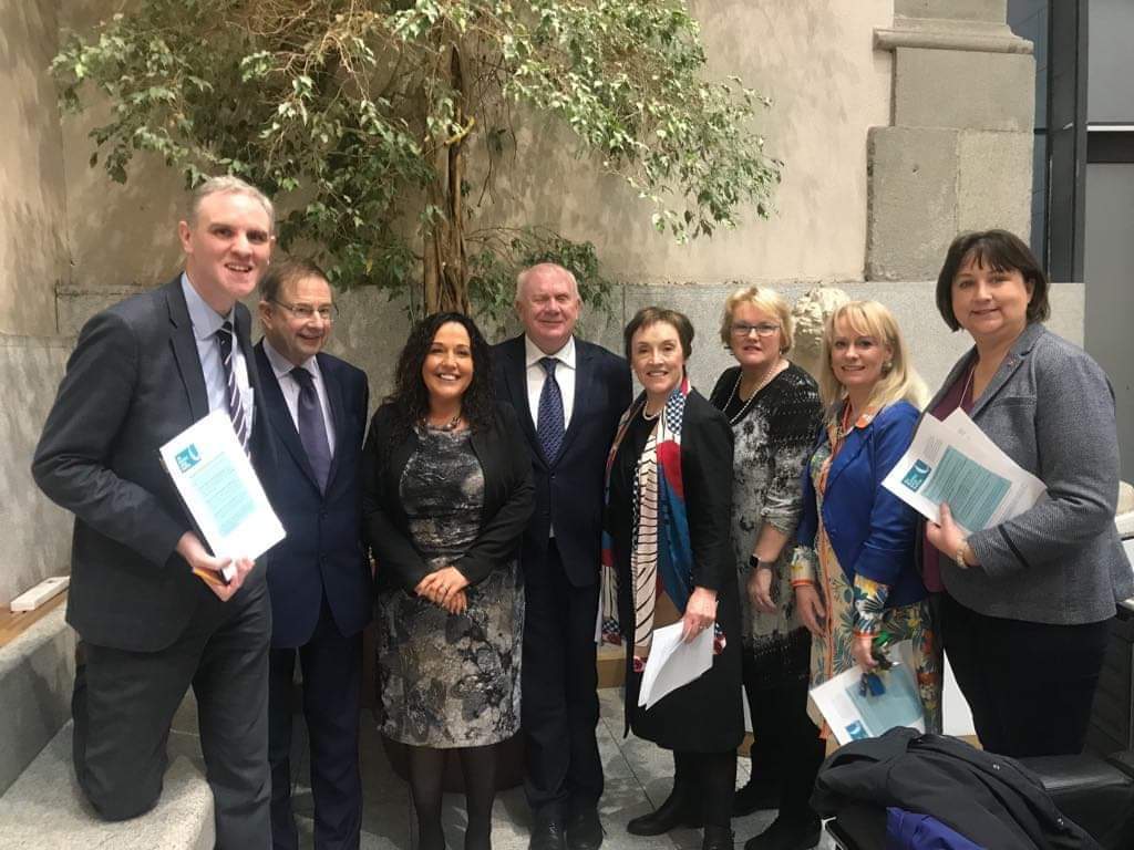 Delighted to meet the Disability Action Colaition today in the Dail to discuss their need for improved funding. This group represents bodies such as MS Ireland, Wheelchair Association, Enable Ireland, Rehab, Acquired Brain Injury, Headway &amp; National Council for the Blind.