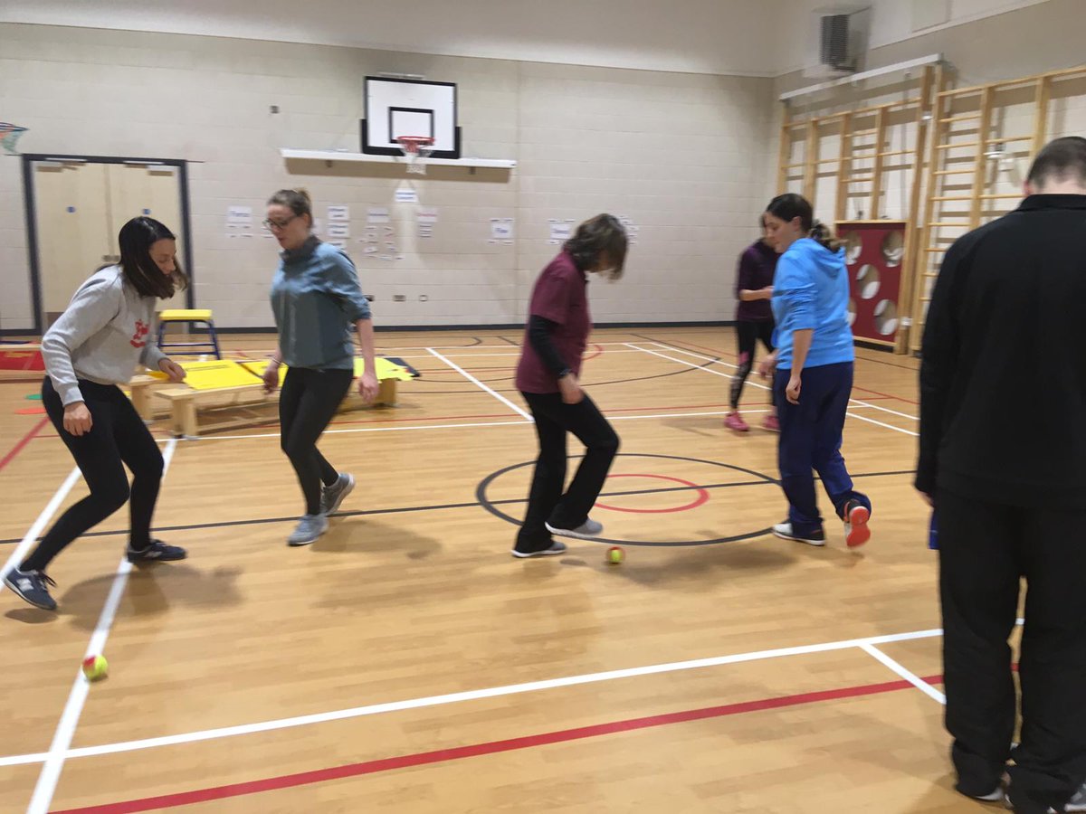 sylvia_cranston's tweet image. Great to work with these keen practitioners discovering exciting ways to develop Core Movement Skills with our Angus learners.@SchoolAngus, @physicallylit @LadyloanPS #learningisfun