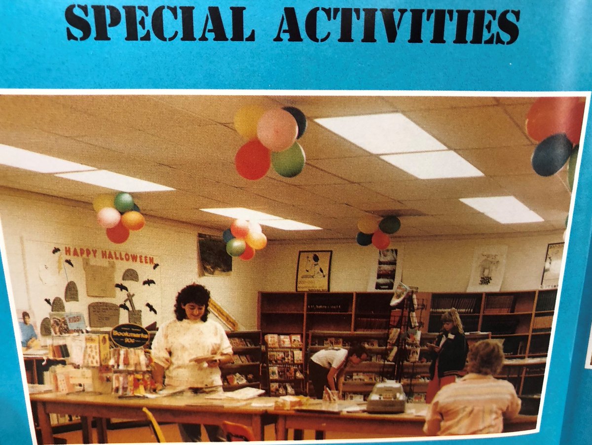 LargoMSLibrary's tweet image. Check out these throwback pictures of the library from the year I was born (1989).This Thanksgiving, I am thankful to not have a faux wood paneled circulation desk (and new furniture)! The tacky tiger wall rug and some of the tables were in here until recently. #ThrowbackThursday
