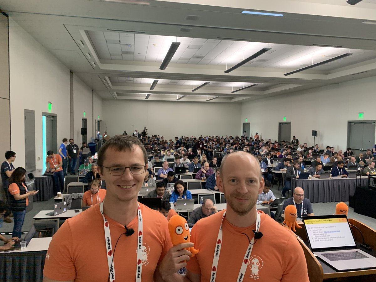pwadher's tweet photo. Getting ready to do a hands on #GitOps workshop to a full house! #argocd #argoproj #intuit #intuitengineering https://t.co/dpjuMAhTJ5