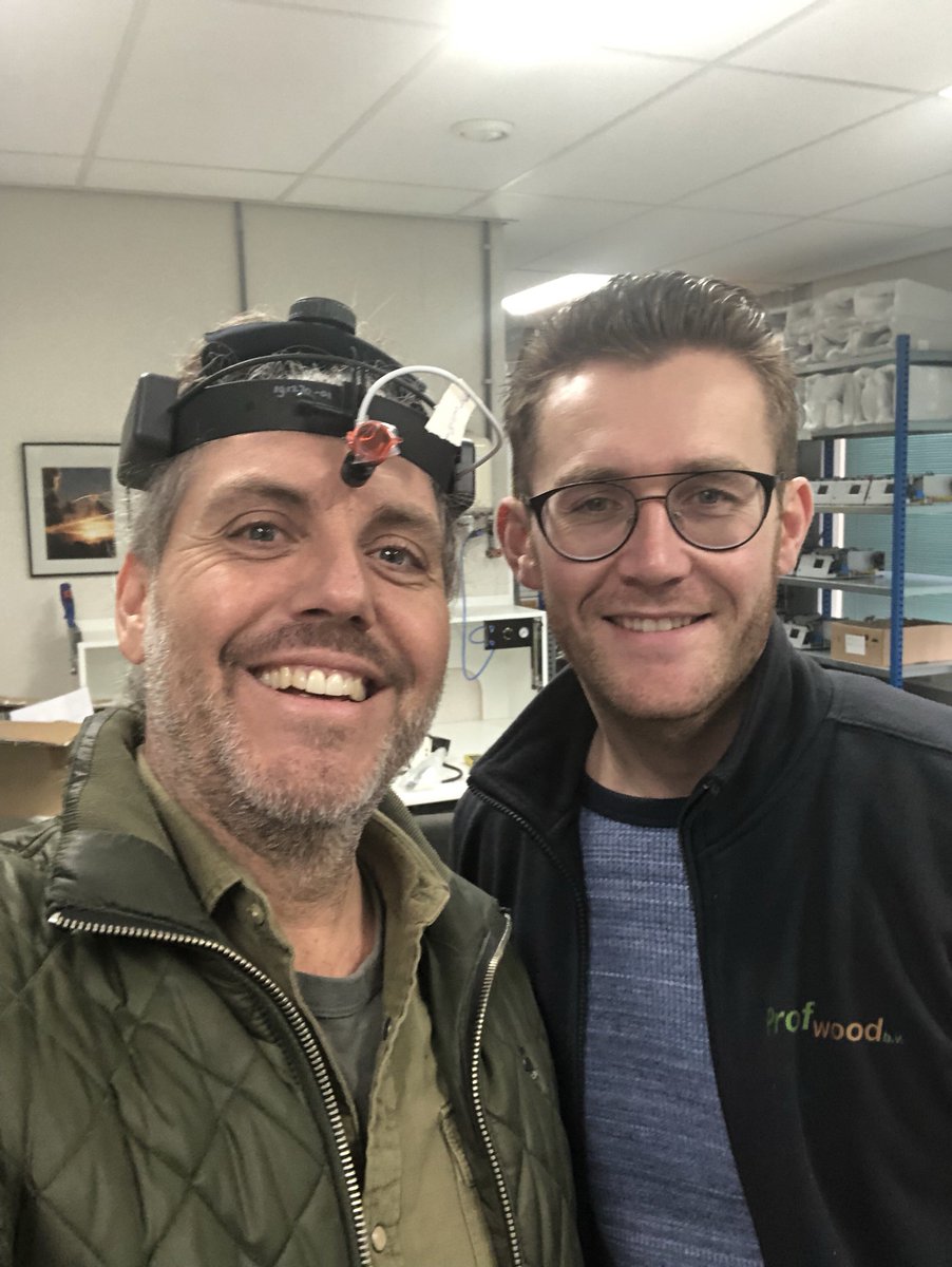 Vandaag een zeer inspirerend bedrijfsbezoek gebracht aan Profwood en Meditop. Mike van Breukelen, bedrijfsleider bij Profwood BV en industrieel ontwerper bij MediTop BV, leidde mij rond.

Check profwood.nl en meditop.nl en linkedin.com/in/mike-van-br….