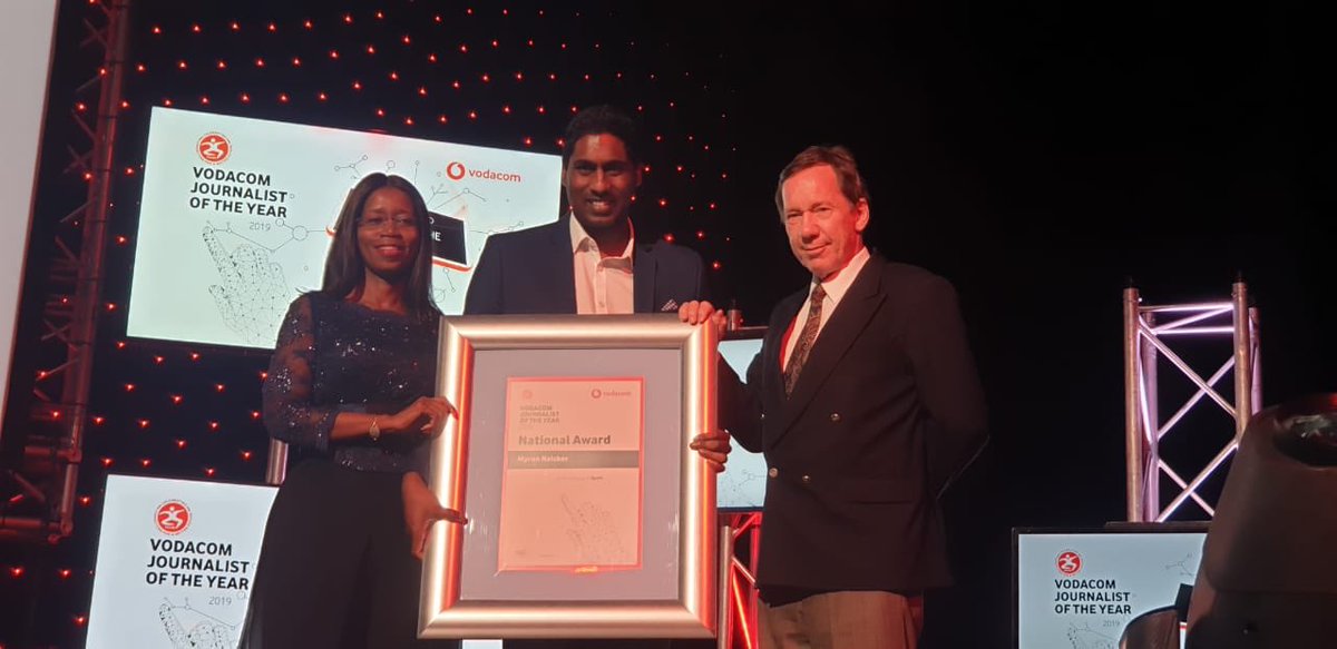 myronnaicker's tweet photo. Humbled to land this award. I am just a young lad from the small town of Verulam with the privelege to tell South African stories. 

#VJOY19 https://t.co/Ik5jVTqhQz