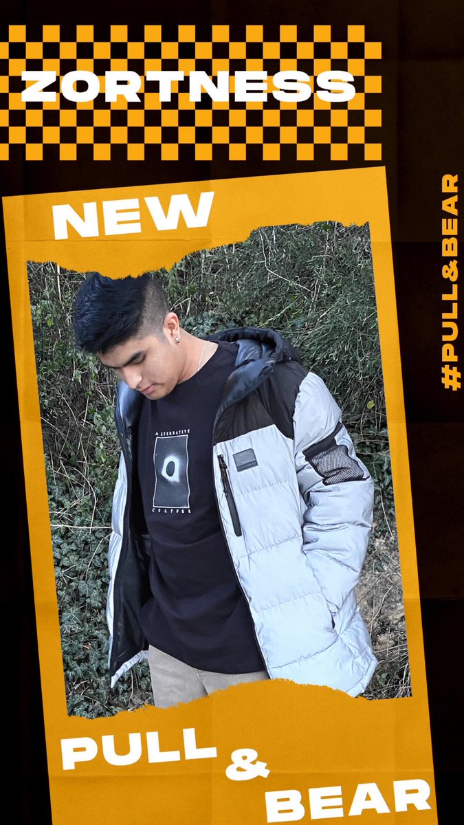 ZORTNESSMUSIC's tweet photo. ZORTNESS x PULL&BEAR.
⠀
Preparado para el inverno ❄️💫 con lo nuevo de @pullandbear cazadora acolchada gris y reflectante junto con camiseta básica negra con estampados💱.
⠀
¿Qué os parece?🤩.
⠀
+info en mi #instagram
⠀
#pullandbear #pullandbearcommunity #zortness https://t.co/MKb8oazsJH