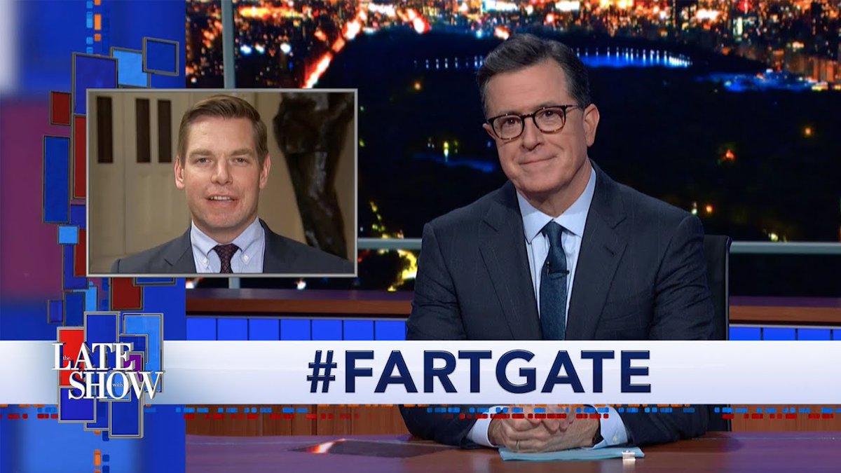 omgblog's tweet image. OMG, WATCH: Colbert addresses Rep. Eric Swalwell’s #FartGate omgwh.at/334u0PX #colbertreport #ericswalwell #fart