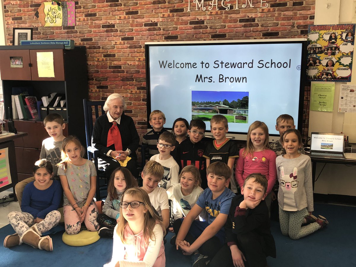 Sandy Ragan (@mrssragan) on Twitter photo We made Mrs. Brown birthday cards for her 99th birthday. Mrs. Brown has done a lot for the town of Topsfield. Today, Mrs. Brown cane in to thank us and tell us what life was like was she was a child. #ttuchat We made Mrs. Brown birthday cards for her 99th birthday. Mrs. Brown has done a lot for the town of Topsfield. Today, Mrs. Brown cane in to thank us and tell us what life was like was she was a child. #ttuchat