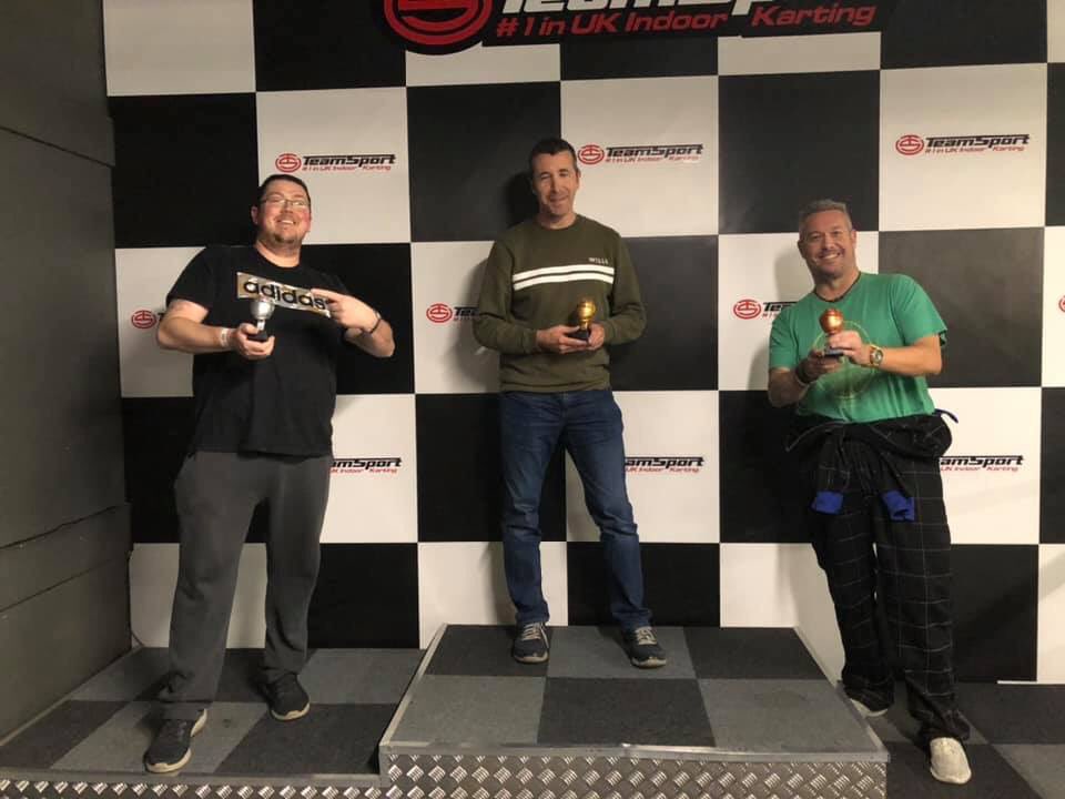 timpricebowen's tweet image. Had a great #charity go kart evening tonight at @karting in Farnborough in aid of @big_relay/@BBCCiN, where we had a raffle &amp;amp; 2 groups of 10 driving Instructors let loose on go karts, what could go wrong?!

We’re so happy we raised an amazing £330 for the charity!

I came 3rd🏆🙌