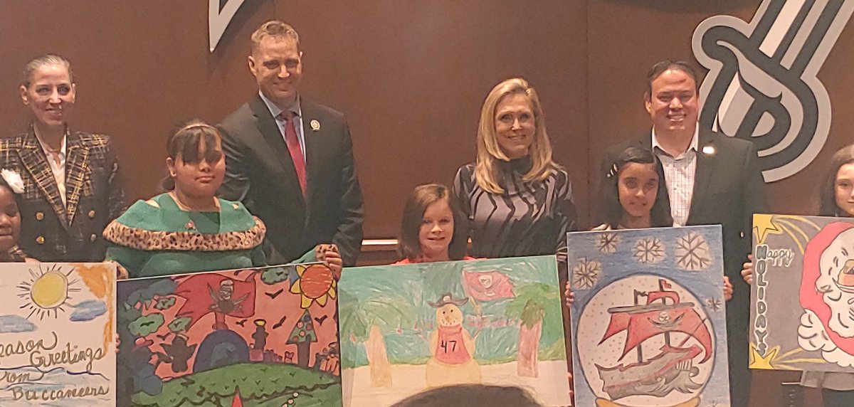 Thank you <a href="/Buccaneers/">Tampa Bay Buccaneers</a> for hosting our young artists