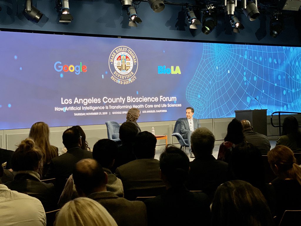 .<a href="/ar_shabani/">Alireza Shabani</a> of #LA based <a href="/qulab_inc/">Qulab Inc.</a> talks about importance of #AI in #healthcare
“There is too much trial and error with original drug discovery methods...AI in general will reduce costs by designing a process before taking it to a lab. Shortening this process will reduce costs”