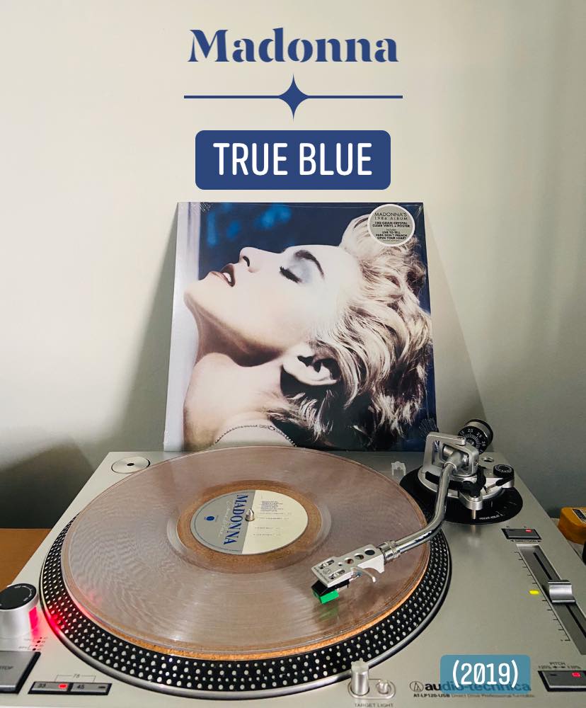 TCB_GP on Twitter: "🎼 #ThrowbackThursday #nowspinning @Madonna's TRUE BLUE crystal-clear 180-gram 2019 issue on @AudioTechnicaUK #turntable 🎵 Papa Don't Preach🎶Open Your Heart 🎵 Live To 🎶 True Blue 🎵 La