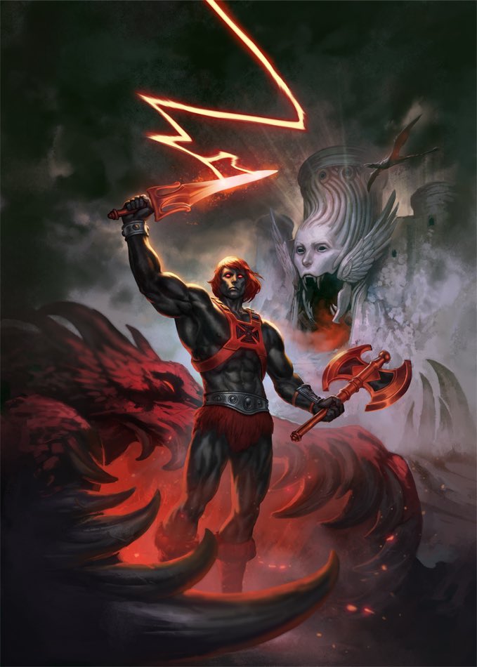 ThunderNerdsPod's tweet photo. Can’t wait to see what kinds of chaos this #antieterniaheman brings to the page in #mastersofthemultiverse #comic
#artwork below is by the incredibly talented Simon Eckert Be sure to follow him for more! ( @scebiqu on IG & deviant art!)
#mastersoftheuniverse #motu #hellskull https://t.co/PsHHNwXXMI