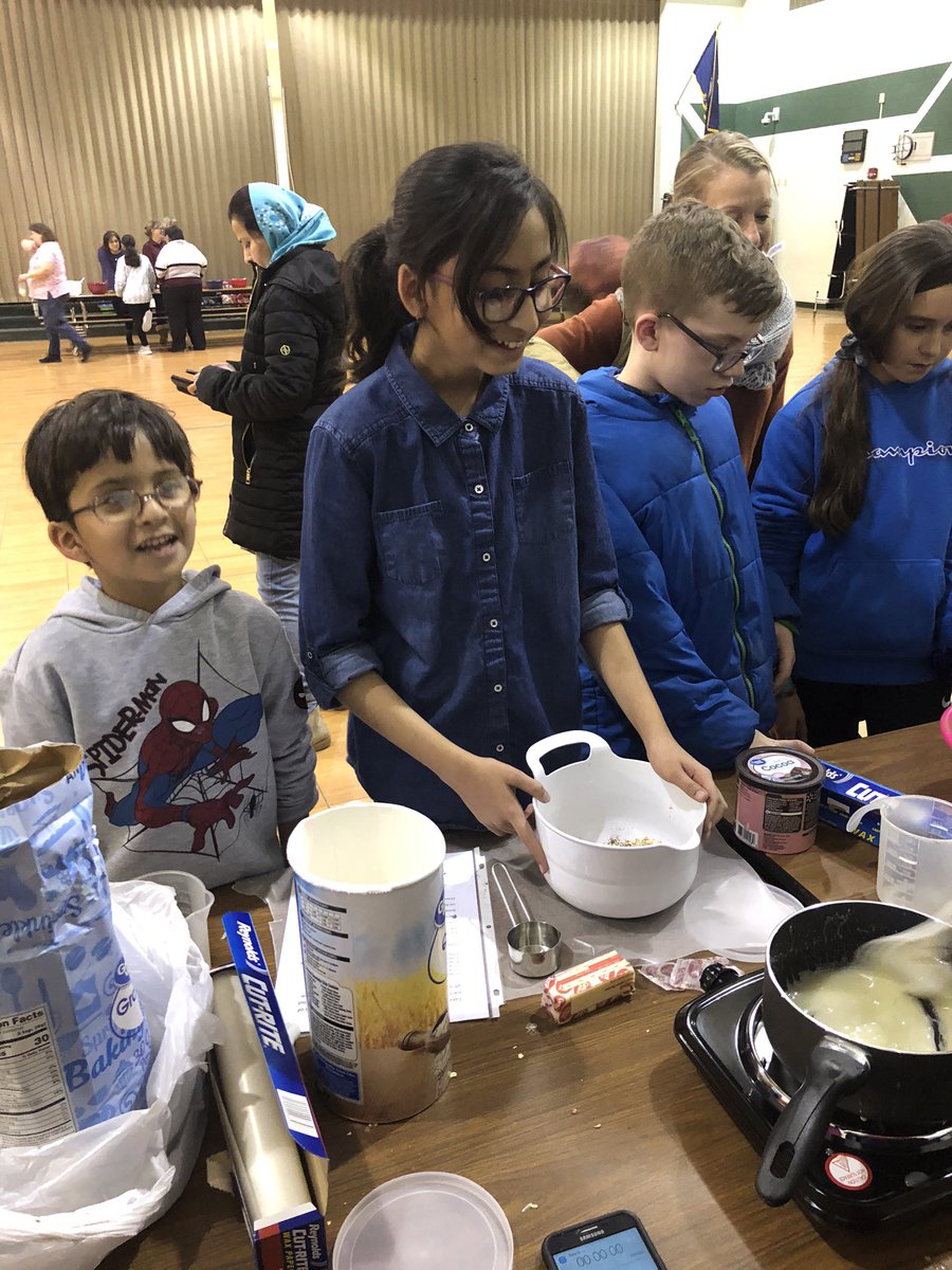 CSIC457's tweet image. Cooking with kids was a huge success.