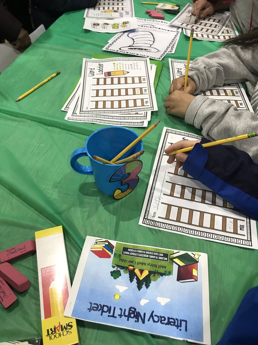 teachnbeach1's tweet image. Word ladders at our family literacy night @TimRasinski1 @MCheesmanSmith @WeehawkenTSD @AnnaRudowsky @McginleyIsabel #weeread
