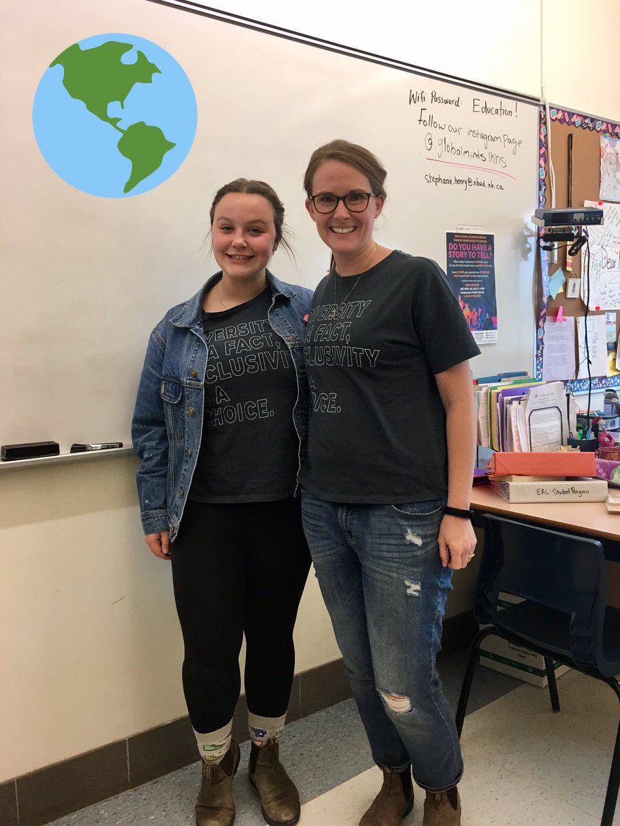 globalmindslhhs's tweet photo. Wearing our Global Minds T-shirt’s from American Eagle!! All profits support the Global Minds Initiative. Diversity is a fact, so choose to include. 💕 @LHHSRoars @GlobalMindsInt @globalmindslhhs https://t.co/uIE1oRj1MK