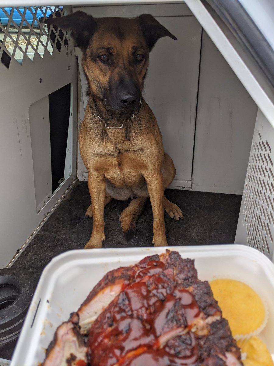 A half rack of ribs?!? You had two hands, what didn't you grab some for yourself?