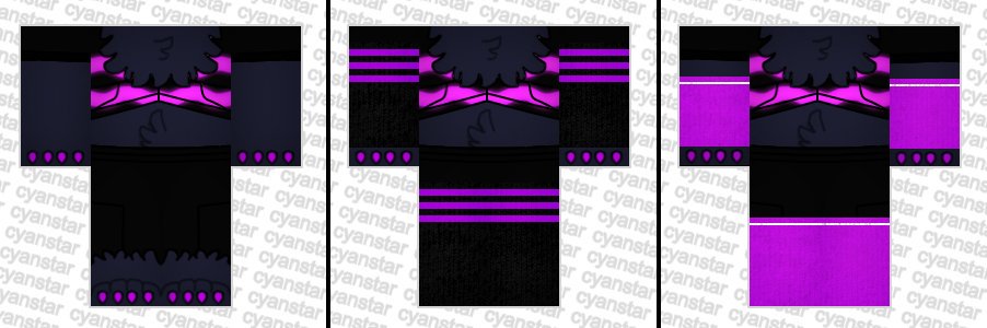 Purple and black roblox t shirt