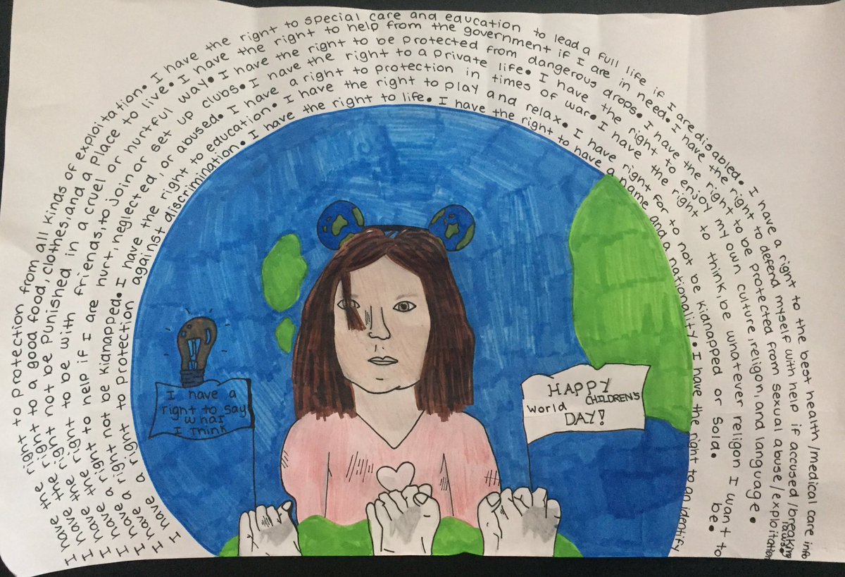 JuliaFliss's tweet photo. @dlguerin1 @THOMLYNN101 @iamKirstenT @Kbahri5 @awfrench1 SO powerful! My kids were absolutely mesmerized & used their โIโs to Imagine a World where every child & every childโs rights are honored & celebrated! ๐๐ฅ๐๐ฝ #RightofaChild #KnowYourRights
So grateful for you, @THOMLYNN101! https://t.co/H6s35lURuo