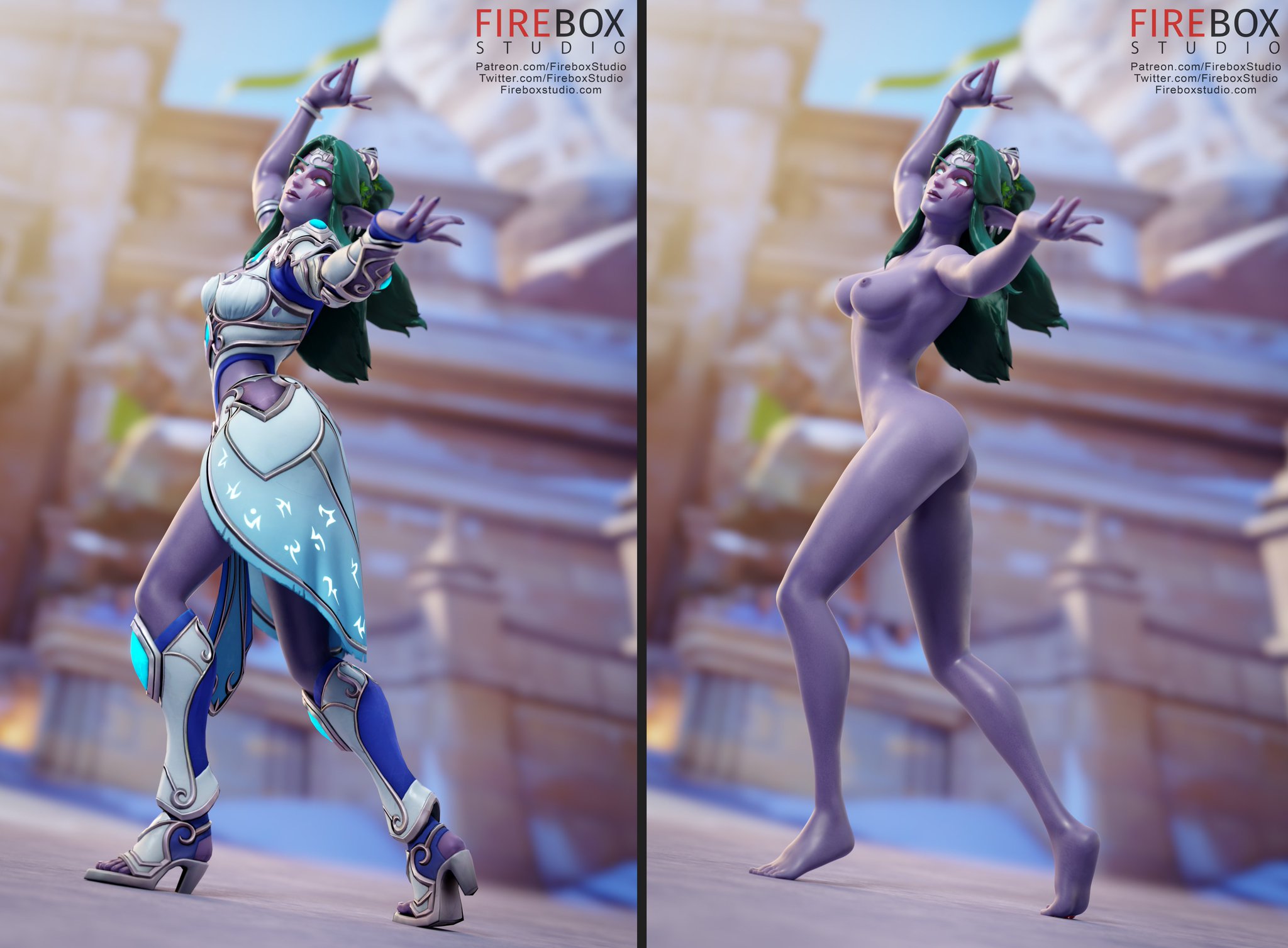 “New Tyrande skin now live for Symmetra, DM me if your interested in commis...