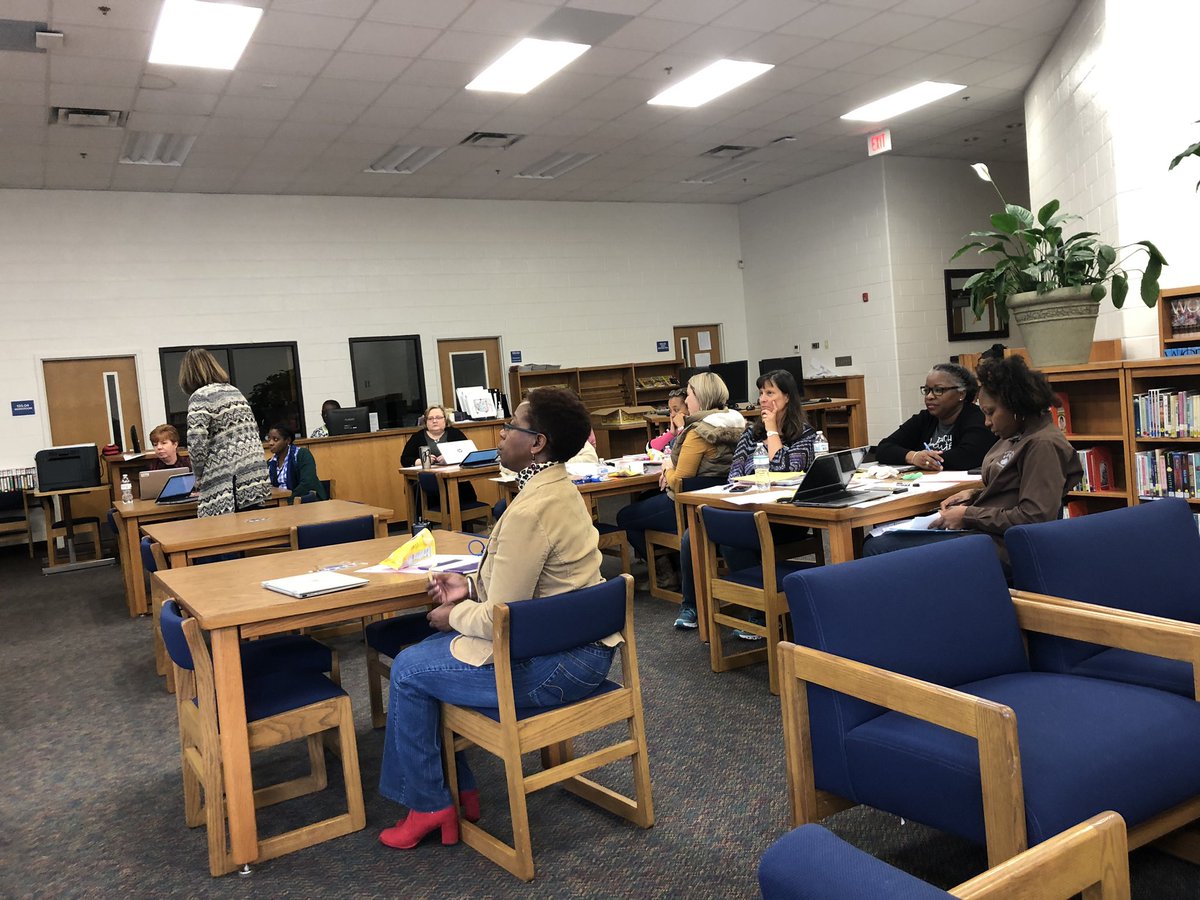 Smith Barnes Elementary engaging in assessment protocols PD. They are rocking the data!