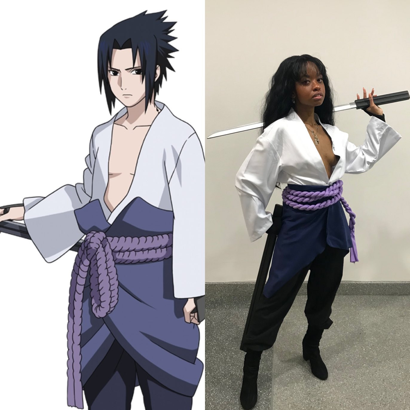 Roupa Do Sasuke Uchiha Cosplay