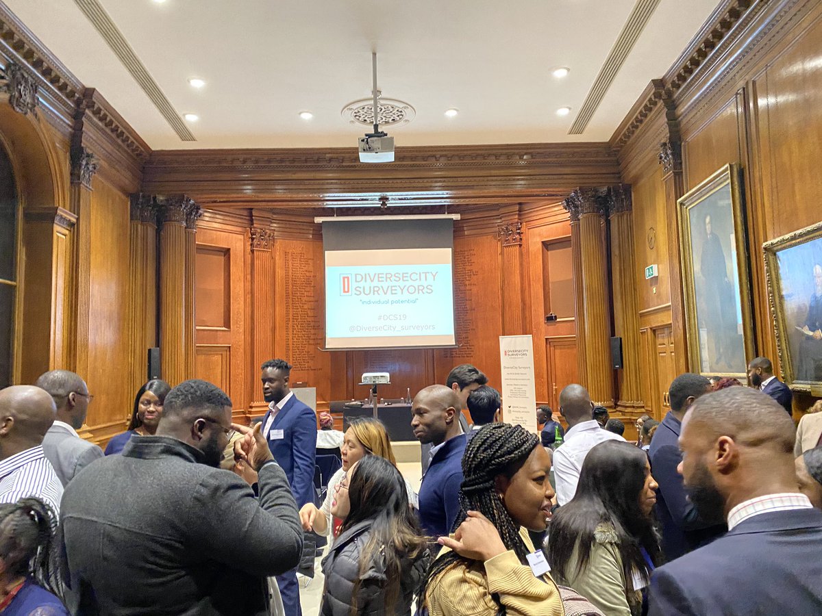 AbisogunOBE's tweet photo. So humbling..... #DCS19 - our first #AGM is in effect at #RICS HQ, with the #ThreeDegrees @surveyorhood and now. powerful panel discussion talking all things #BringYourWholeSelf to #work - #LoveSurveying with thanks to @RICSnews @RICSchiefexec and @barry_j_cullen https://t.co/PflYPmpdiQ
