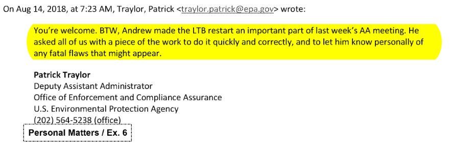 ArcLight wants to reopen the refinery so it can cash in on an international low-sulfur fuel standard taking effect in January. @EPAAWheeler has been happy to help, documents show. https://www.eenews.net/assets/2019/11/15/document_gw_08.pdf 4/6