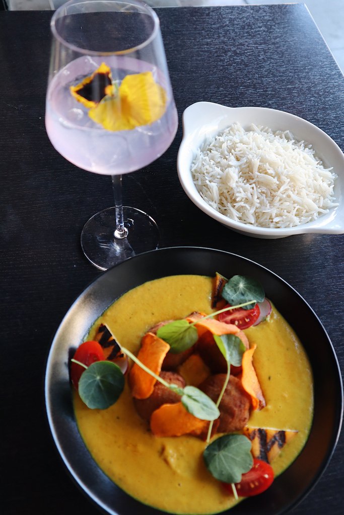 Our curries are seasonal, fresh, and always made in house. Try our Pumpkin Kofta Curry while it's still on the menu!⁠