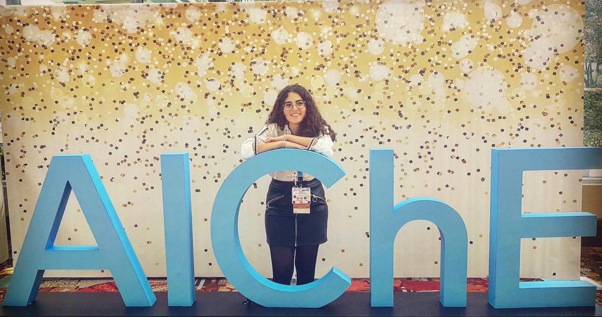 UpcAiche's tweet photo. Zineb El Amrani, Vice President of the UPC BCN Student Chapter has been granted the “AIChE International Student Chapter Leadership Development Travel Grant” which has enabled her to be at the Annual Student Conference 2019 in Orlando. _"It has been such an enriching  (1/2) https://t.co/qsXYHi2YMl