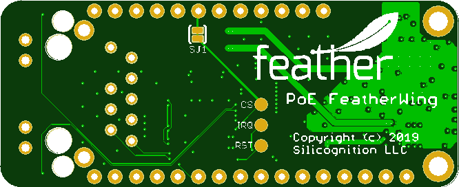 xorbit1's tweet image. I managed to cram everything into my #PoE FeatherWing layout and keep it the same size as the @adafruit Ethernet FeatherWing! Details on @hackadayio: hackaday.io/project/168356… #feather #feathercontest