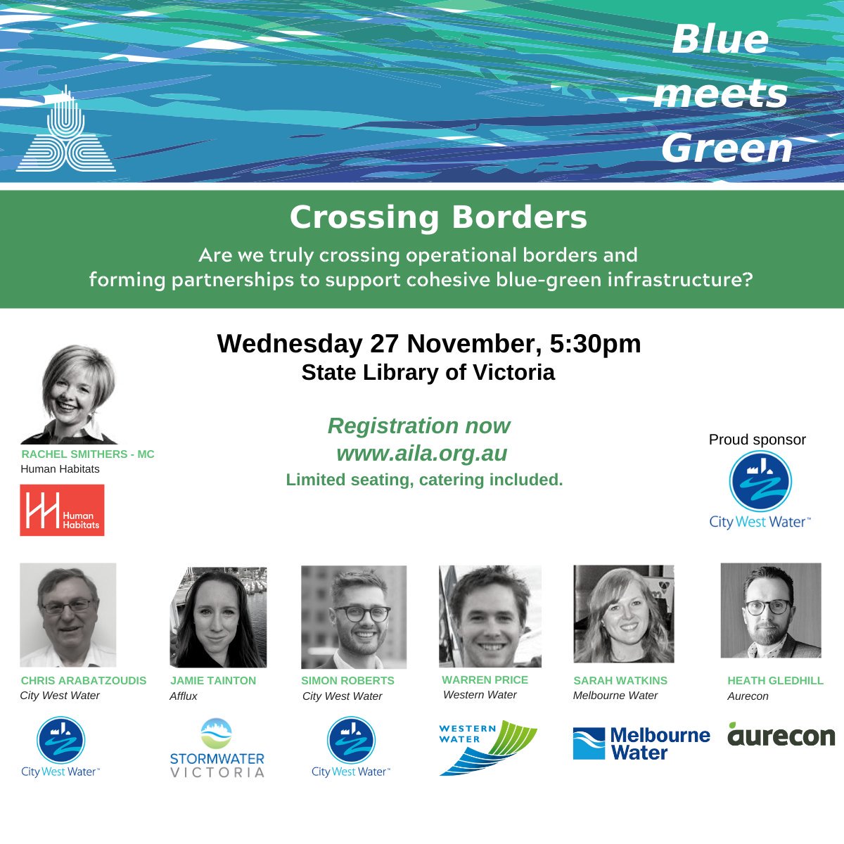 ofc_au's tweet photo. Are we seeing greater collaboration between landscape architects and the water industry to influence the water cycle to ensure that our communities are resilient and liveable, now and in the future? Join us at Blue meets Green for a presentation and panel exploring these issues https://t.co/c9mZ0NwkwR