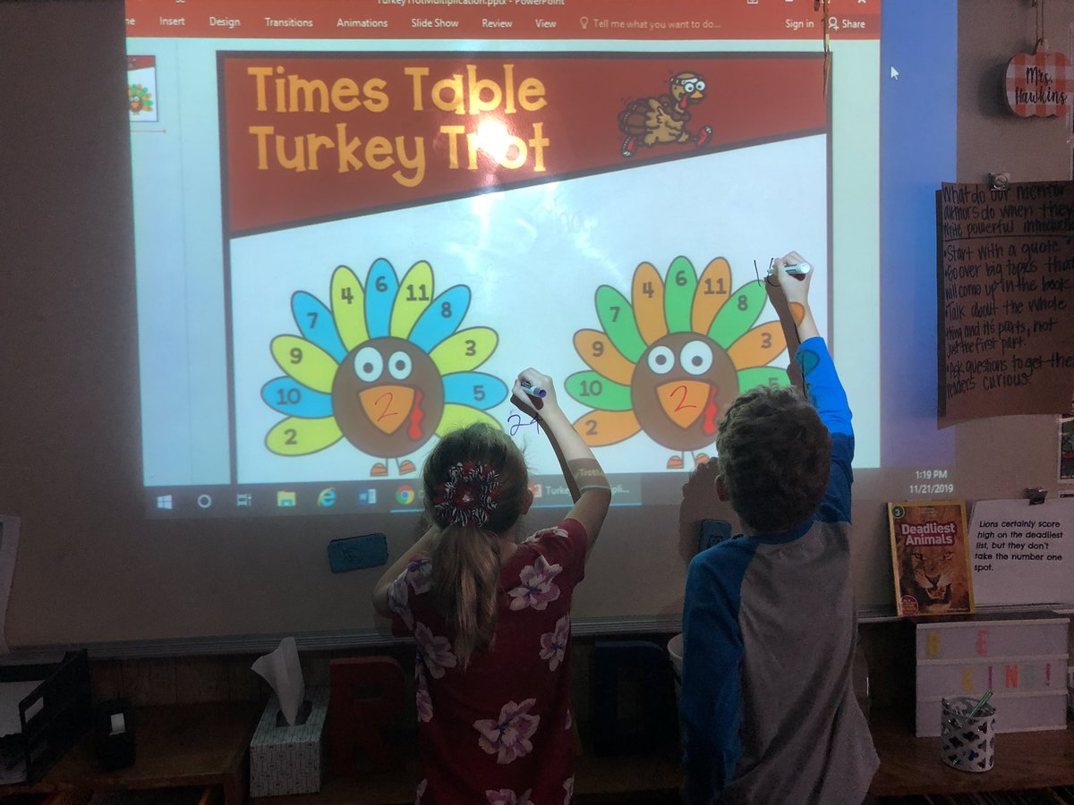 hawknisd's tweet image. Times Table Turkey Trot. 🦃@bnicoleknight @graciemespinoz4 @Jkuhlmann4567 #LSELegends #Tier1Instruction