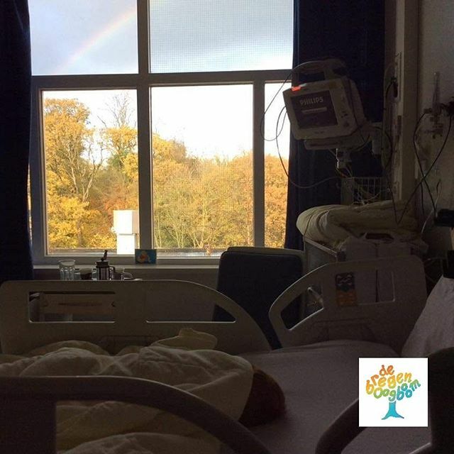 Dit uitzicht zou ieder raam in het ziekenhuis wel mogen hebben! 
#regenboog #ziekenhuis #kinderafeling #roomwithaview ift.tt/34a46vo