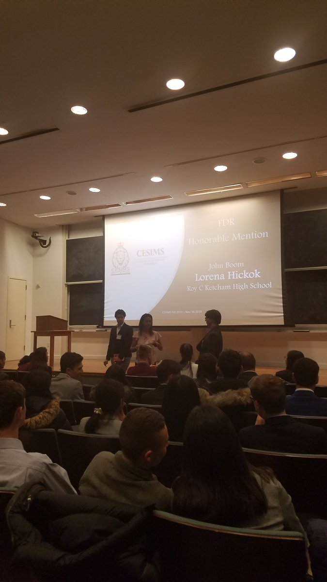 AgostaWorld's tweet photo. Awards ceremony at Columbia University. John Boom, Tyler Jornov and Jack Levy winning commendations for Ketcham @AgostaWorld @KetchamNation @dpseipp #cesims #herecomestheboom https://t.co/rWYbEZ6GRt
