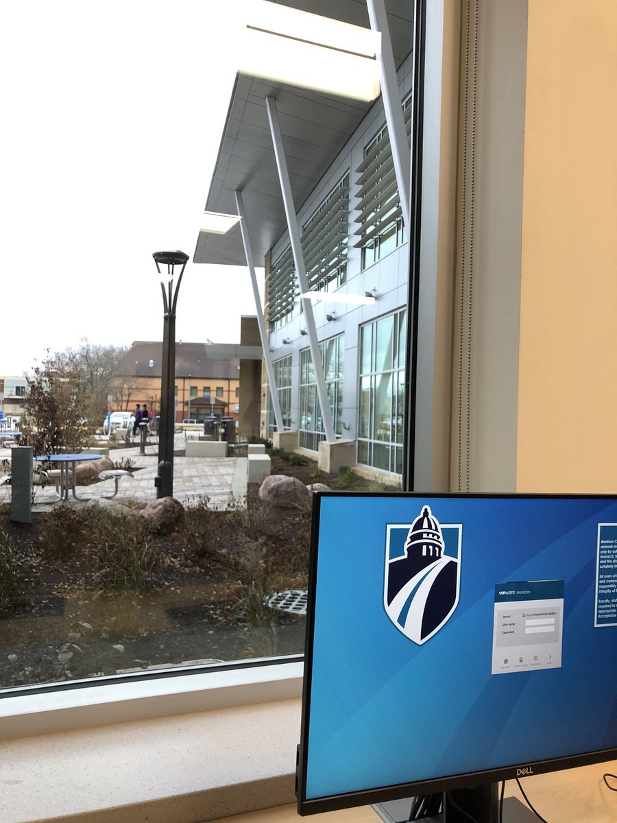 Getting a tour of <a href="/MadCollSouth/">madisoncollegesouth</a> Goodman Campus from <a href="/MadisonCollege/">Madison College</a> President Jack E. Daniels. Great facility for learning and looks beautiful!