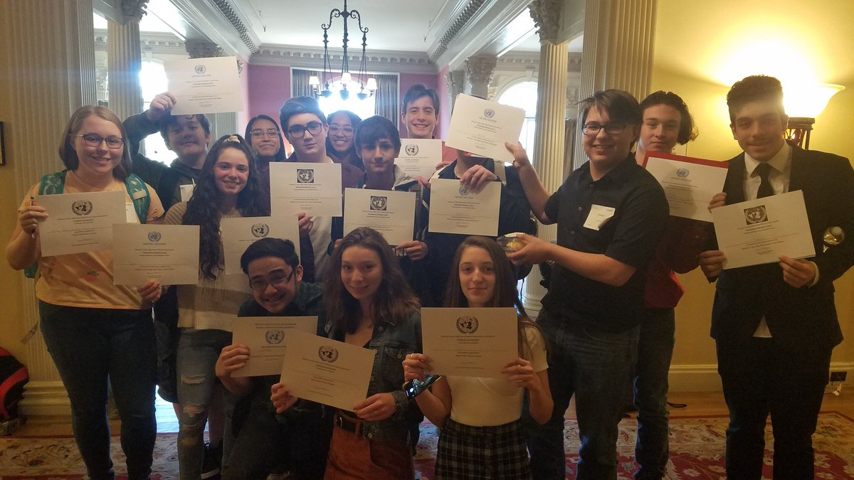 AgostaWorld's tweet photo. Fall Model UN simulation: preventing nuclear war. Great job RCK! @AgostaWorld @dpseipp @KetchamNation @WCSDEmpowers @EdResourcesDCB #nonukes #reitanoissupreme https://t.co/ZCWpgmBB0Q