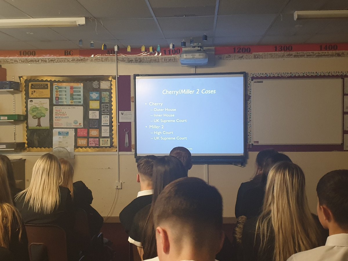 missmacmods's tweet photo. Lauren smith from @balfourmanson spoke to senior Modern Studies today about constitutional law and the recent prorogation case that she was directly involved in. We now have some very enthusiastic lawyers of the future! Thank you for such an insightful talk! https://t.co/bmpSGGEbbc