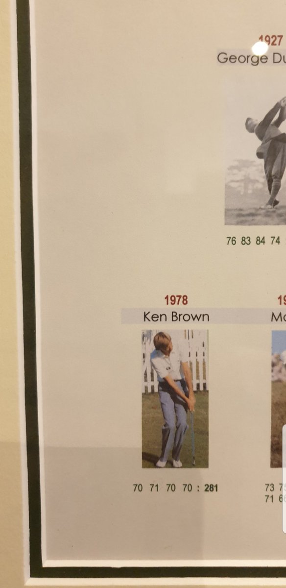 Played Portmarnock today for the 1st time....What an amazing golf course!! Great to see a Luton Town fan on the winners wall#1978IrishOpenwinner <a href="/KenBrownGolf/">Ken Brown …⛳️</a>